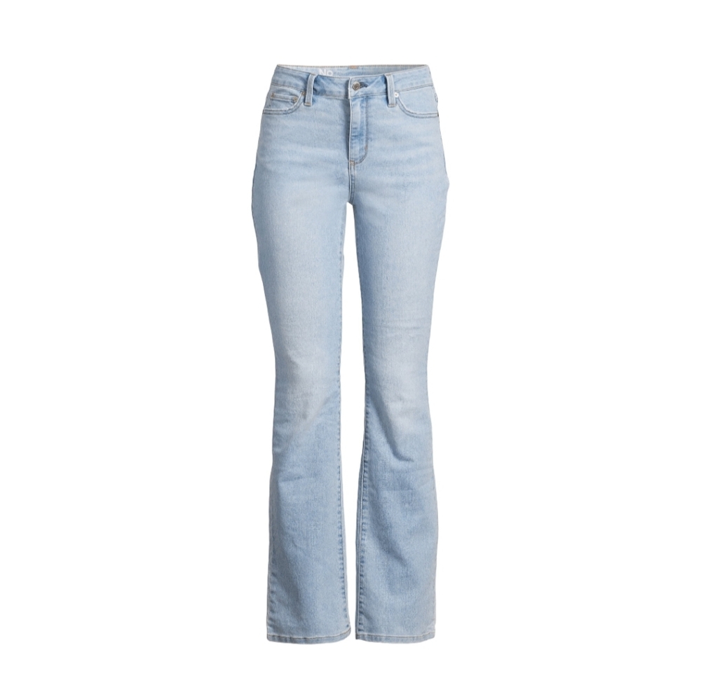 No Boundaries Women's Size 16 Mid Rise Bootcut Jeans Light Wash